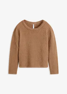 Maglione in maglia pelosa, bonprix