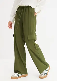 Pantaloni cargo fluenti, bonprix