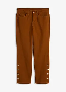 Pantaloni in twill con bottoni al fondo, bonprix