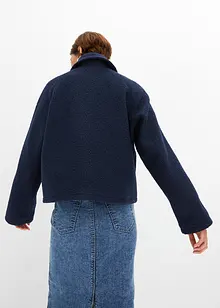 Giacca teddy da mezza stagione in bouclé, bonprix
