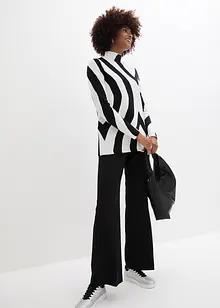 Pantaloni larghi comodi in vita, bonprix