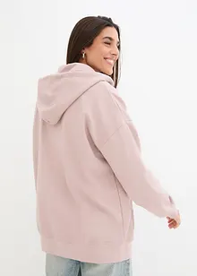 Felpa con zip e cappuccio, bonprix