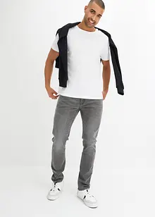 Jeans elasticizzati slim fit, straight, bonprix