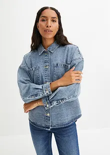 Giacca-camicia in jeans, oversize, bonprix