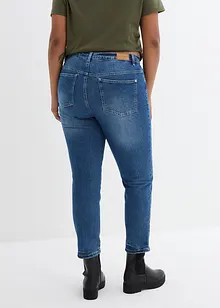 Jeans cropped slim fit, a vita media, bonprix