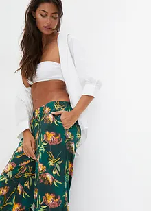 Pantaloni pigiama lunghi ampi in misto viscosa morbido, bonprix