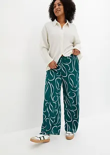 Pantaloni fluenti in fantasia, bonprix