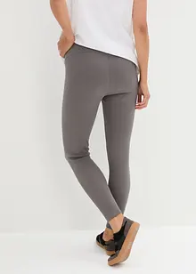 Leggings prémaman a coste con cotone biologico, slim, bonprix