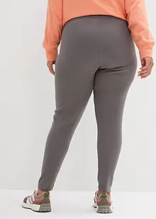 Leggings prémaman a coste con cotone biologico, slim, bonprix