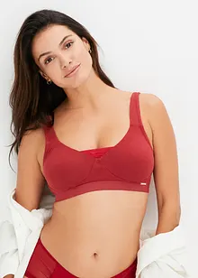 Reggiseno t-shirt senza ferretto con cotone biologico (pacco da 2), bonprix