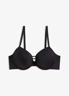 Reggiseno con coppe preformate e ferretto in materiale lucido, bonprix