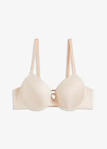 Reggiseno con coppe preformate e ferretto in materiale lucido, bonprix