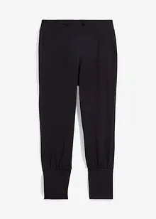 Pantaloni capri sportivi alla turca ultra morbidi, bonprix