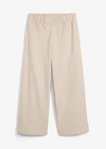 Pantaloni culotte con tasche e cinta comoda, bonprix