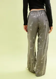 Pantaloni con stampa lucida, bonprix