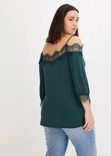 Maglia con pizzo, bonprix