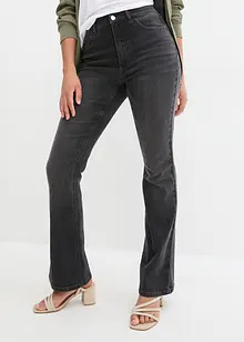 Jeans modellanti bootcut, a vita alta, bonprix