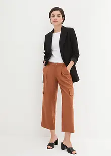 Pantaloni cargo ampi e cropped, bonprix