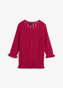 Maglione traforato, bonprix