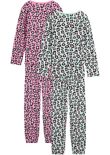 Pigiama con cotone biologico (pacco da 2), bonprix