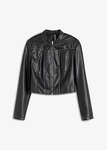 Giacca biker con cuciture a contrasto, bonprix