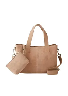 Borsa a mano in pelle, bonprix