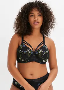 Reggiseno minimizer con ferretto e ricami, bonprix