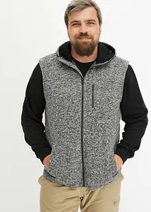 Gilet in pile a maglia, bonprix