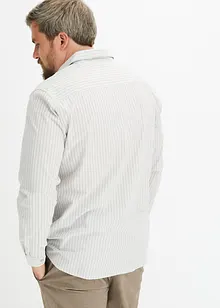 Camicia elegante gessata, slim fit, bonprix