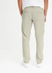 Pantaloni chino elasticizzati con cotone biologico relaxed fit, straight, bonprix