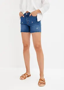 Shorts di jeans con ricami, BODYFLIRT