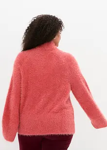 Maglione in filato piumato morbido, bonprix