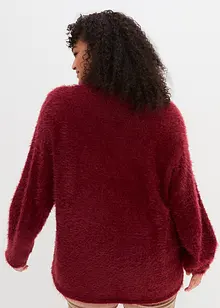 Maglione in filato piumato morbido, bonprix