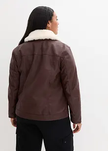 Giacca bomber in similpelle, bonprix