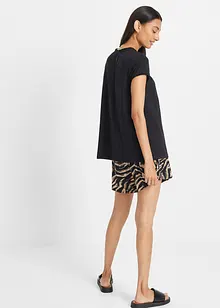 Maglia in cotone con pizzo, bonprix