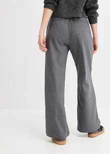 Pantaloni larghi in simil lana, bonprix