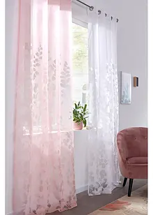 Tenda  in tessuto devoré con foglie (pacco da 1), bonprix