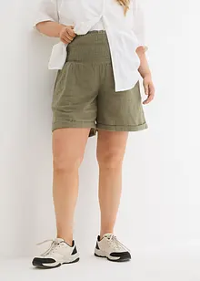 Bermuda prémaman con cinta smock, bonprix