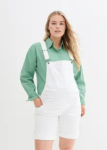 Salopette corta prémaman di jeans 2 in 1, bonprix