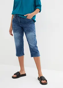 Jeans elasticizzati straight, a vita media, bonprix