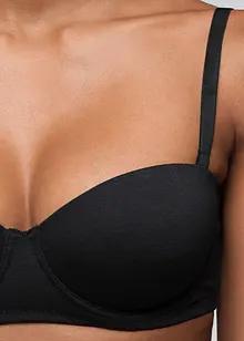 Reggiseno multiway con ferretto e cotone biologico (pacco da 2), bonprix