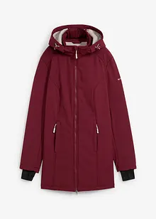 Softshell tecnico lungo con pile teddy, bonprix
