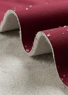 Softshell tecnico lungo con pile teddy, bonprix