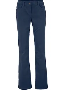 Pantaloni di velluto elasticizzati, bootcut, bonprix