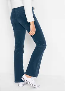 Pantaloni di velluto elasticizzati, bootcut, bonprix