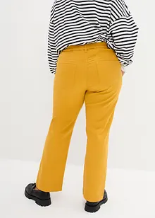 Pantaloni in twill con cinta comoda, bonprix