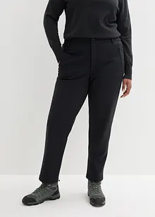 Pantaloni funzionali in softshell elasticizzato con cinta comoda, idrorepellenti, bonprix