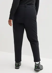 Pantaloni funzionali in softshell elasticizzato con cinta comoda, idrorepellenti, bonprix