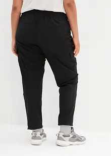 Pantaloni funzionali idrorepellenti cropped con cinta comoda, bonprix