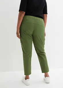 Pantaloni funzionali idrorepellenti cropped con cinta comoda, bonprix